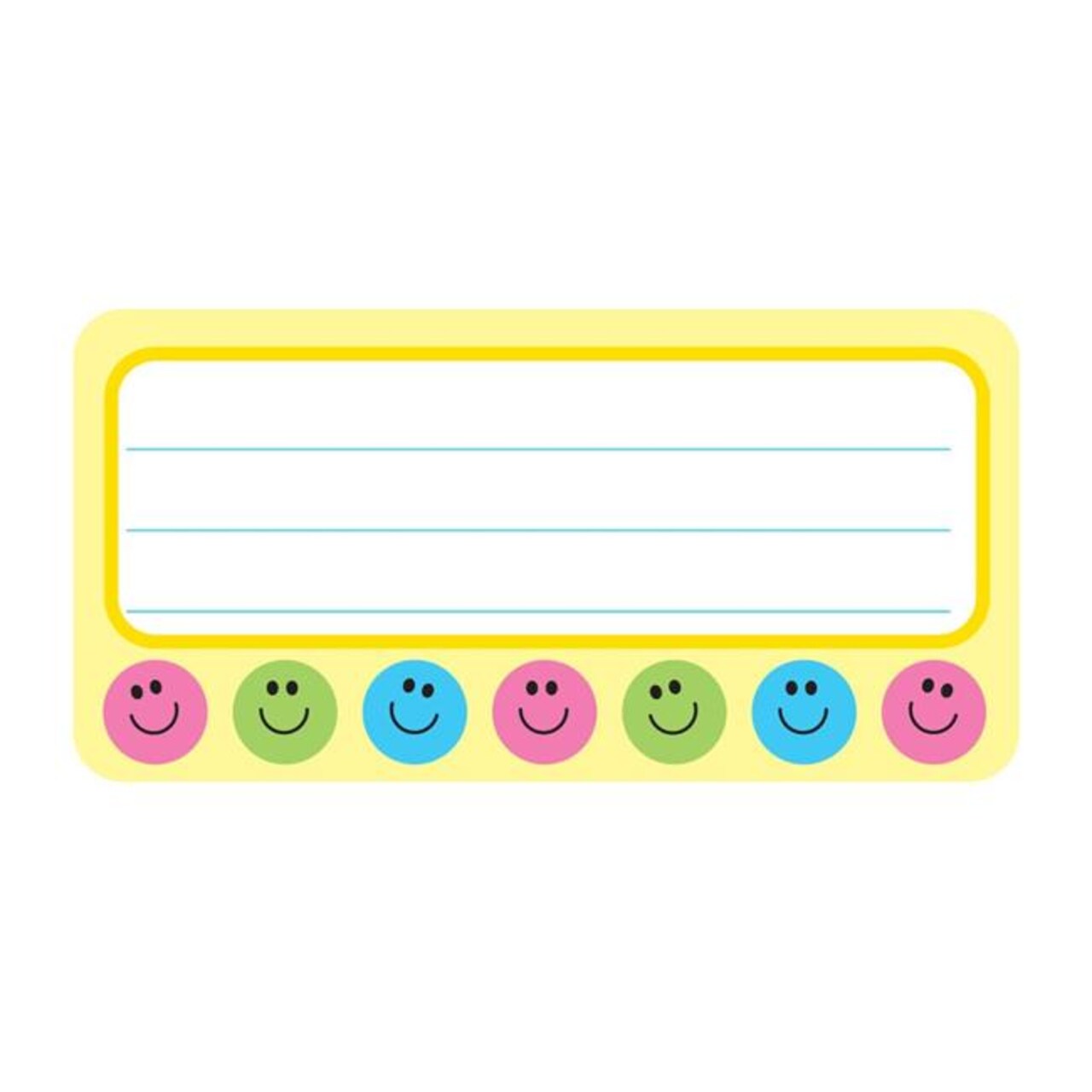 Creative Shapes Etc SE-0808 4.5 x 4 in. Smile Nametag - 36 Count